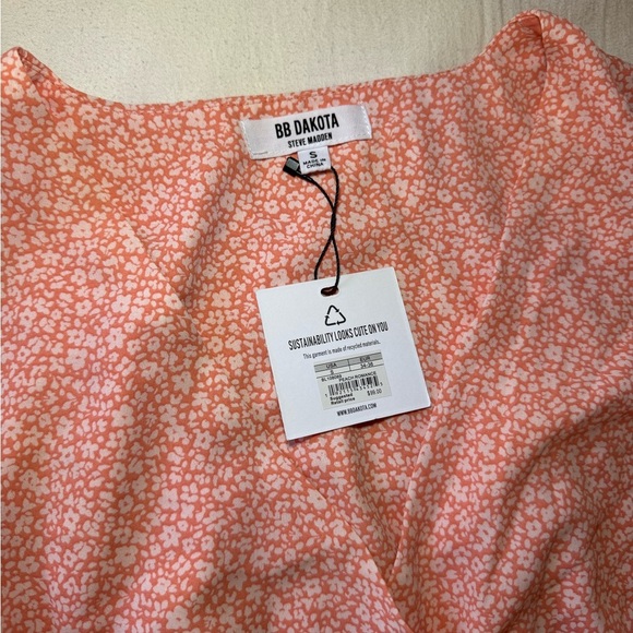 Steve Madden Peach Floral Maxi Dress - Picture 3 of 5